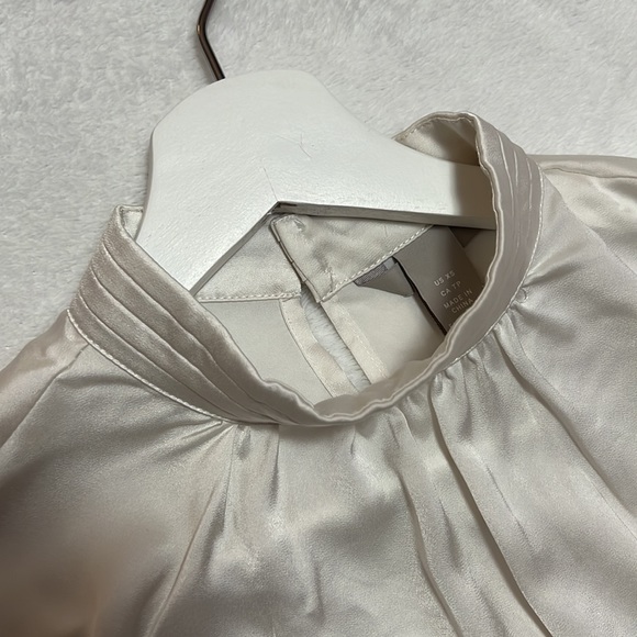 Mock Neck Long Sleeve Blouse - Picture 4 of 4